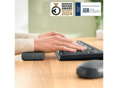 LEITZ Repose-poignets pour clavier Ergo, gris foncé