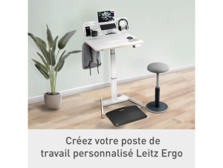 LEITZ Bureau assis-debout Ergo Compact, électrique, blanc