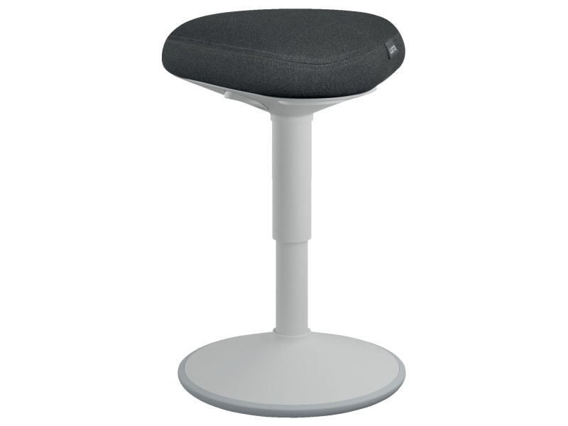 LEITZ Tabouret 'assis' Ergo actif, assise confort,gris clair