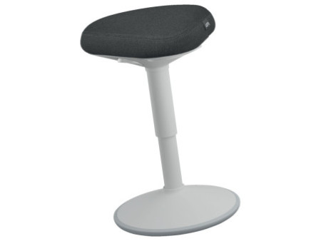 LEITZ Tabouret 'assis' Ergo actif, assise confort,gris clair