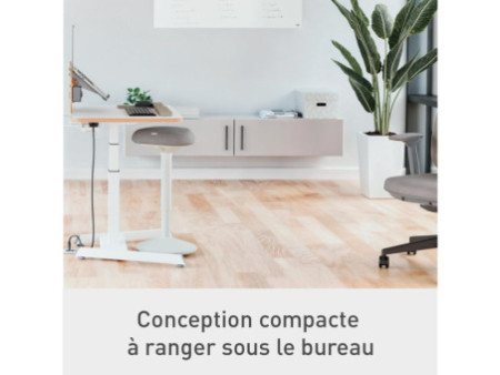 LEITZ Tabouret assis-debout Ergo Active, assise confort,gris