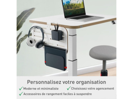 LEITZ Panneau organiseur de bureau, petit, blanc