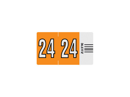 LEITZ Étiquette année Orgacolor '25', sur bande, vert