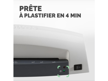 Fellowes Plastifieuse Lunar A4, gris lumière