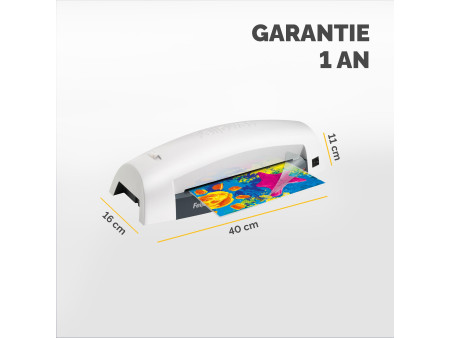 Fellowes Plastifieuse Lunar A4, gris lumière