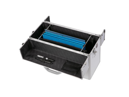 ALUMAXX Valise pour pilotes 'ALPHA', aluminium, argent