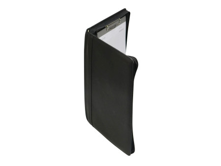 Alassio serviette classeur 'BOSA', A4, cuir nappa, noir