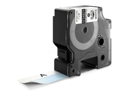 DYMO RHINO Etiquette industrielle auto-laminée noir/blanc