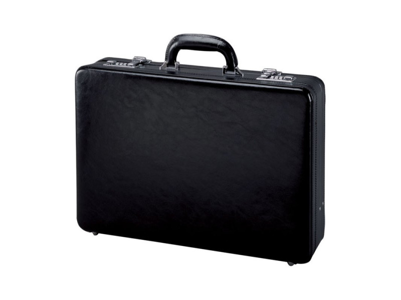 Alassio Attaché-case TAORMINA, cuir, noir