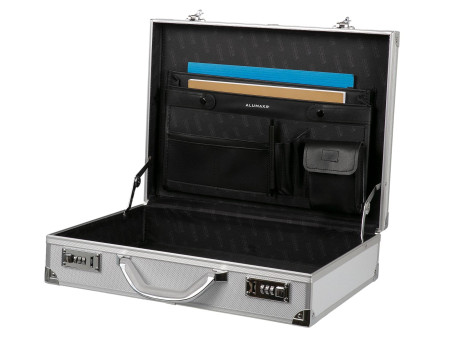 ALUMAXX Attaché-case 'OCTAN', aluminium, argent