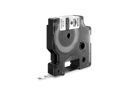 DYMO RHINO Etiquette industrielle en polyester noir/blanc