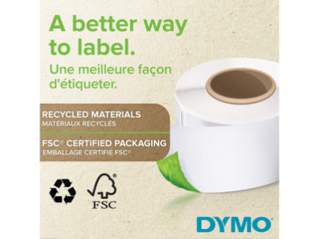 DYMO Etiquette pré-dimensionnée résistante, 25 x 89 mm