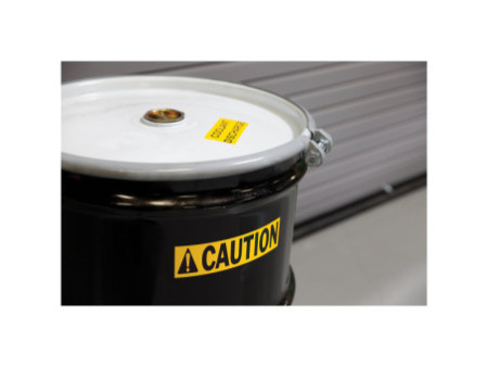 DYMO XTL Bande à lettrage vinyle, noir/jaune, 54 mm x 7 m