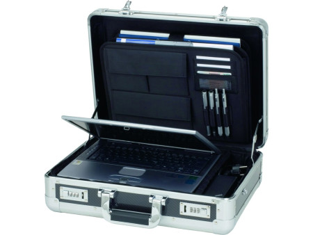 ALUMAXX Attaché-case pour ordinateur portable 'CARBON'