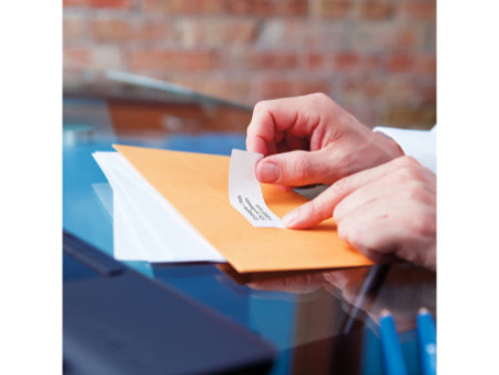 DYMO Etiquette d'adresse LabelWriter, 89 x 36 mm, blanc