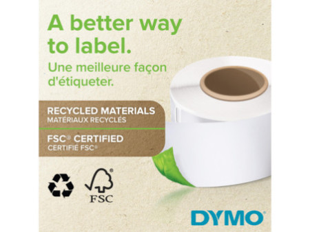 DYMO Etiquette d'adresse LabelWriter, 89 x 36 mm transparent