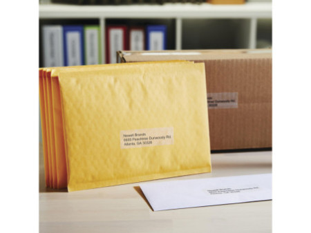 DYMO Etiquette d'adresse LabelWriter, 89 x 36 mm transparent
