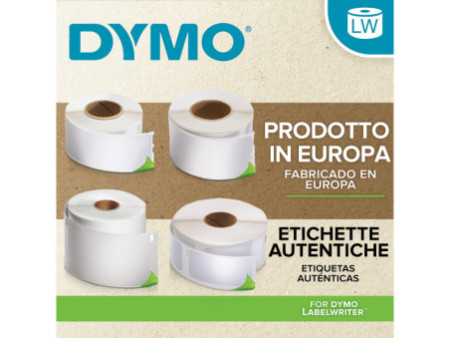DYMO Etiquette de classeur LabelWriter, 38 x 190 mm, blanc