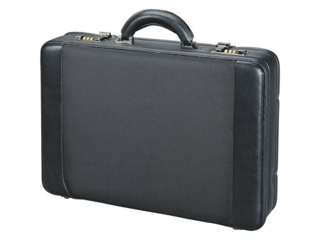 Alassio Attaché-case 'MODICA', similicuir / nylon, noir