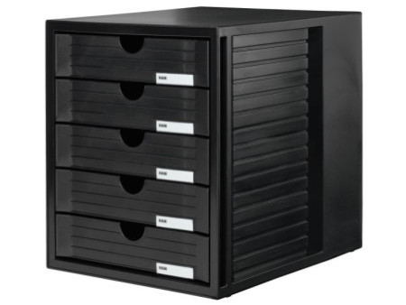 HAN Module de classement SYSTEMBOX, 5 tiroirs, noir
