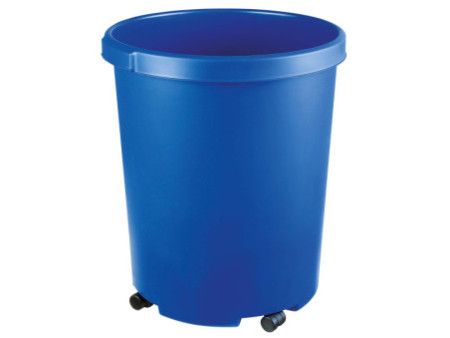 HAN Corbeille à papier KLASSIK XXL, PP, 50 litres, bleu