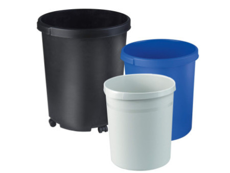 HAN Corbeille à papier KLASSIK XXL, PP, 50 litres, bleu