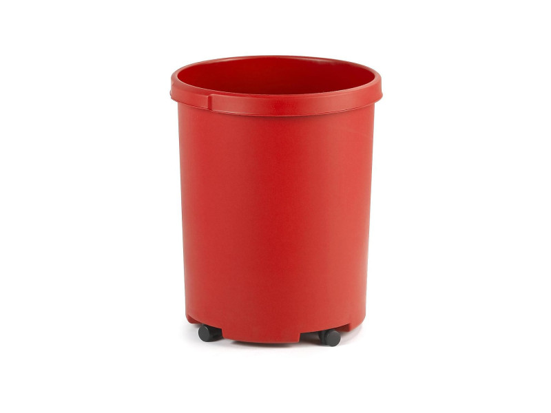 HAN Corbeille à papier KLASSIK XXL, PP, 50 litres, rouge
