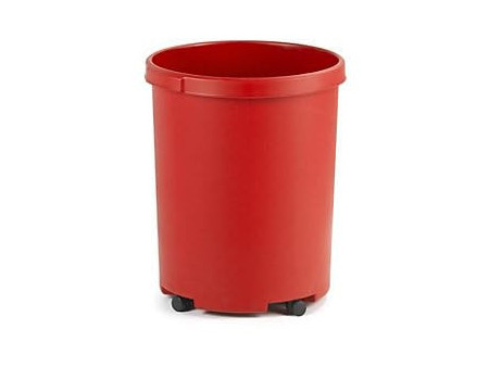 HAN Corbeille à papier KLASSIK XXL, PP, 50 litres, rouge
