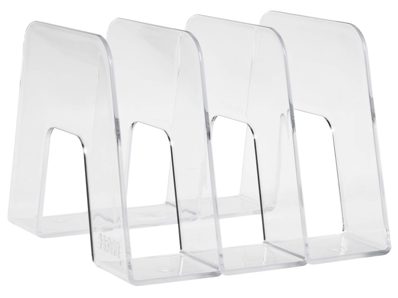 HAN Porte-revues SORTER, A4, 3 compartiments, transparent