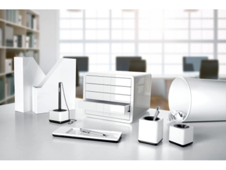 HAN Distributeur de trombones i-Line, plastique, blanc/noir