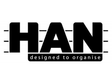 HAN Corbeille à papier i-Line, plastique, 20 litres, blanc