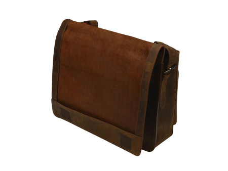 PRIDE&SOUL Sac à bandoulière 'BEN', cuir, marron