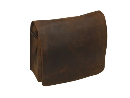 PRIDE&SOUL Sac à bandoulière 'BEN', cuir, marron