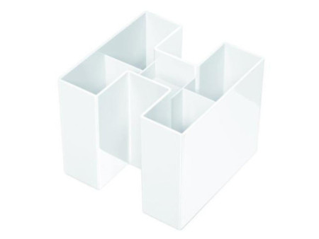 HAN Multipot à crayons BRAVO, 5 compartiments, blanc