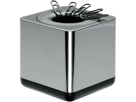 HAN Distributeur de trombones i-Line, plastique, chrome/noir