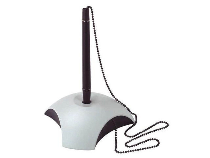 HAN Porte-stylo à bille DELTA, plastique, gris/noir