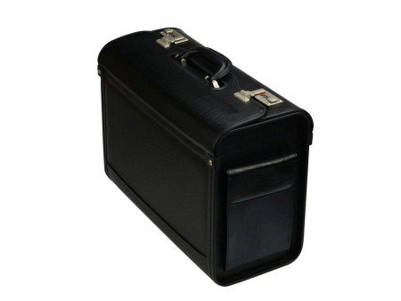 Alassio Valise pour pilotes 'Genova', similicuir, noir