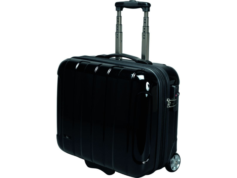 JSA Valise à roulettes pour Business Trolley Overnight, noir