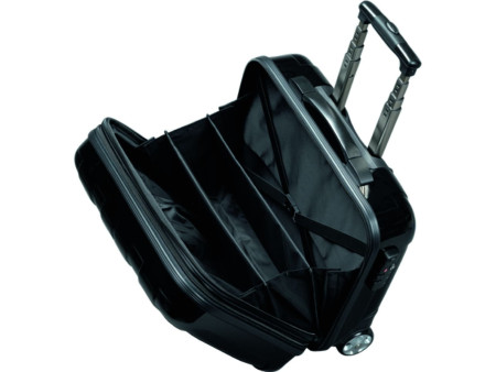 JSA Valise à roulettes pour Business Trolley Overnight, noir