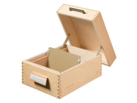 HAN Boîte à fiches en bois pour 900 fiches, A6 paysage