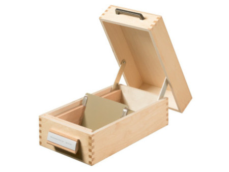 HAN Boîte à fiches en bois pour 900 fiches, A7 paysage
