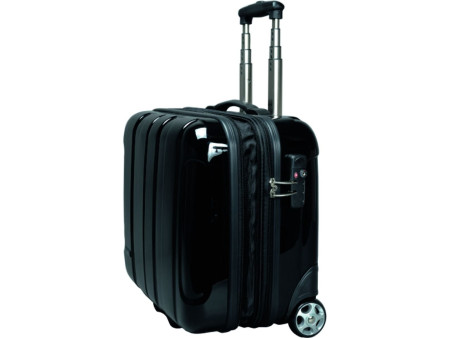 JSA Valise à roulettes pour Business Trolley Overnight, noir