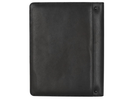 Alassio Serviette classeur 'CREMONA II, A4, cuir nappa noir