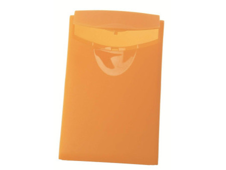 HAN Porte-cartes de visite COGNITO, orange translucide