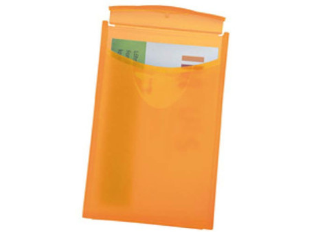 HAN Porte-cartes de visite COGNITO, orange translucide