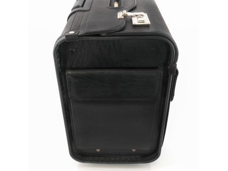 Alassio Valise pour pilotes SILVANA, simili cuir, noir