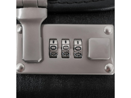 Alassio Valise pour pilotes SILVANA, simili cuir, noir