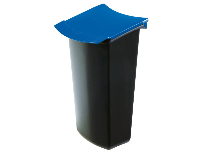 HAN Insert à déchets pour corbeille MONDO, noir/bleu