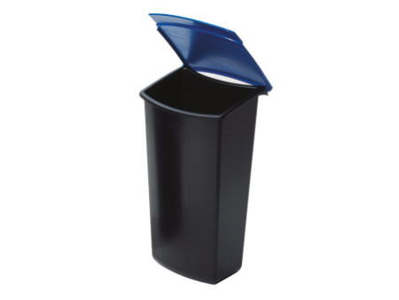 HAN Insert à déchets pour corbeille MONDO, noir/bleu