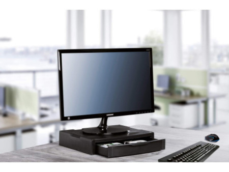 HAN Support pour écran & imprimante MONITOR STAND,gris clair